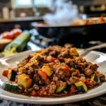 Easy Hamburger and Zucchini Skillet Dinner