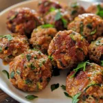 Budget Ground Beef Zucchini Meatballs