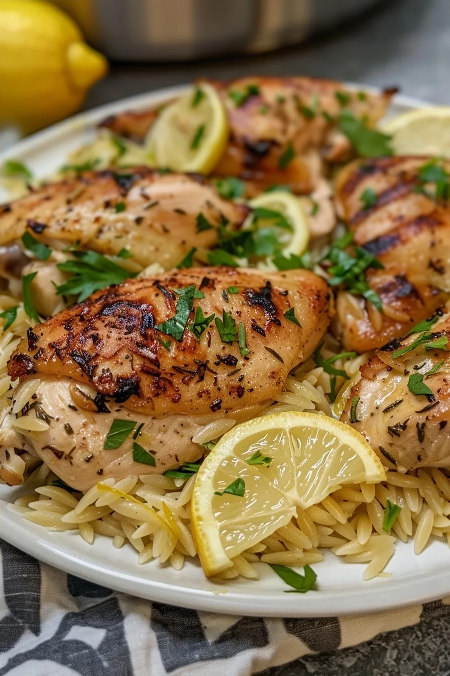 Greek Lemon Chicken and Orzo Dinner 4 image 1783287974477