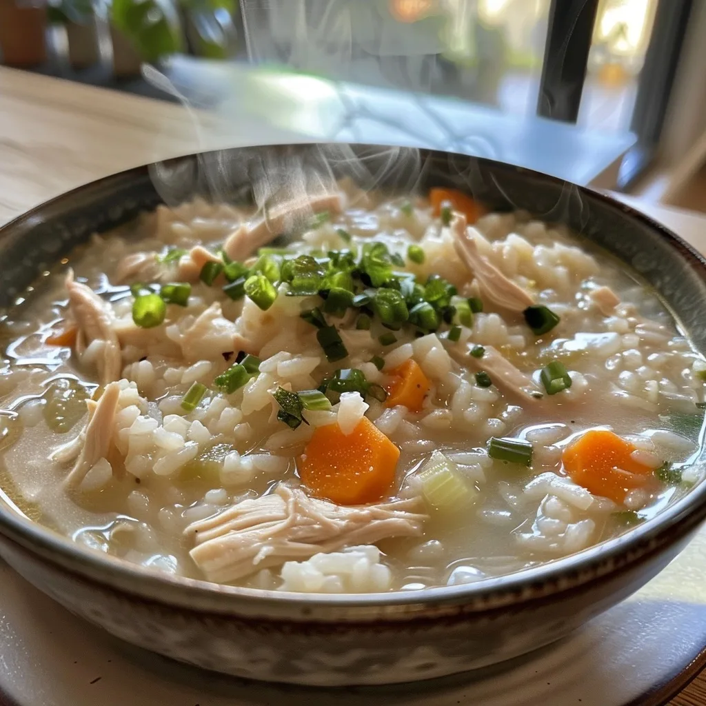 Healthy Lemon Chicken Rice Soup