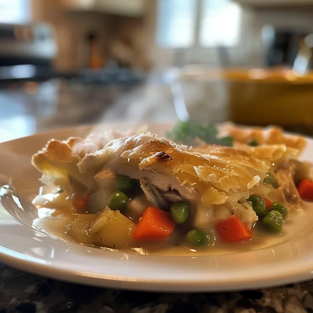 Easy Crockpot Chicken Pot Pie