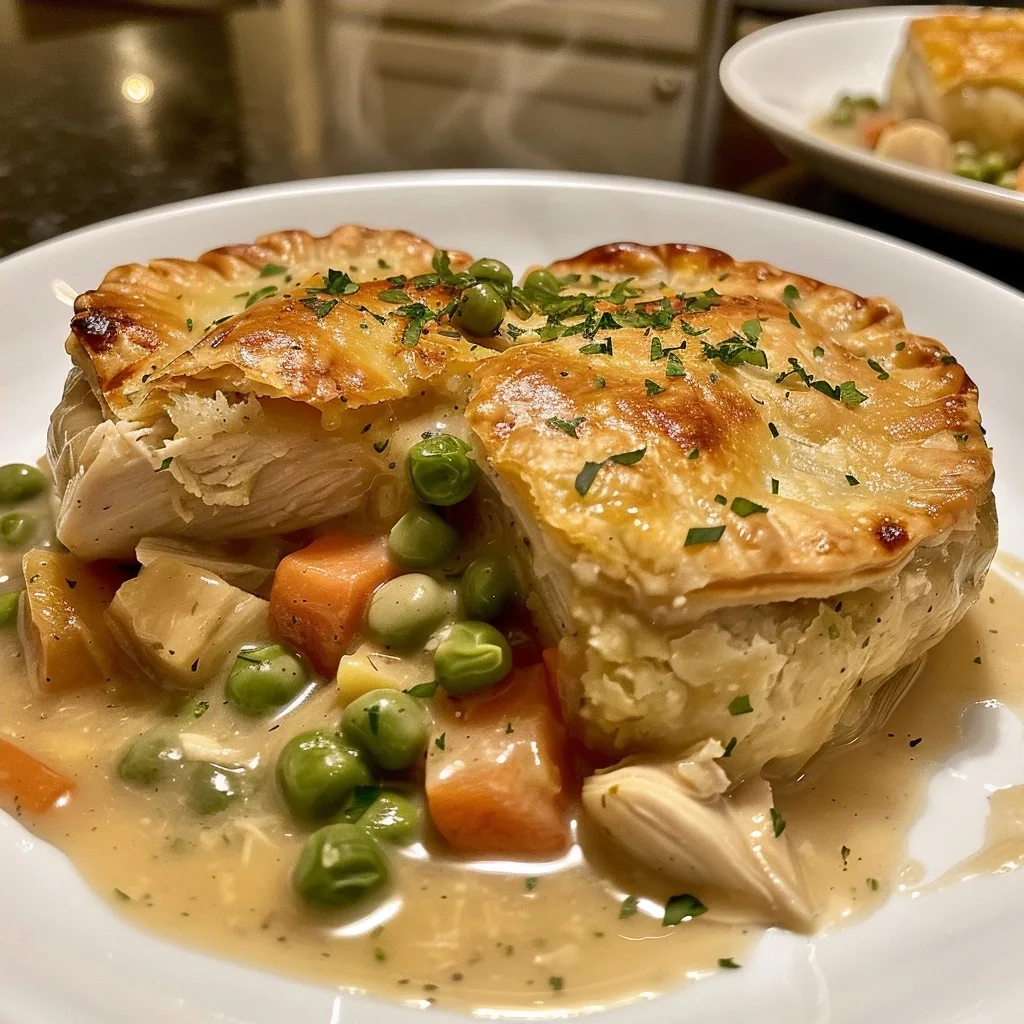 Chicken Pot Pie Bubble Up