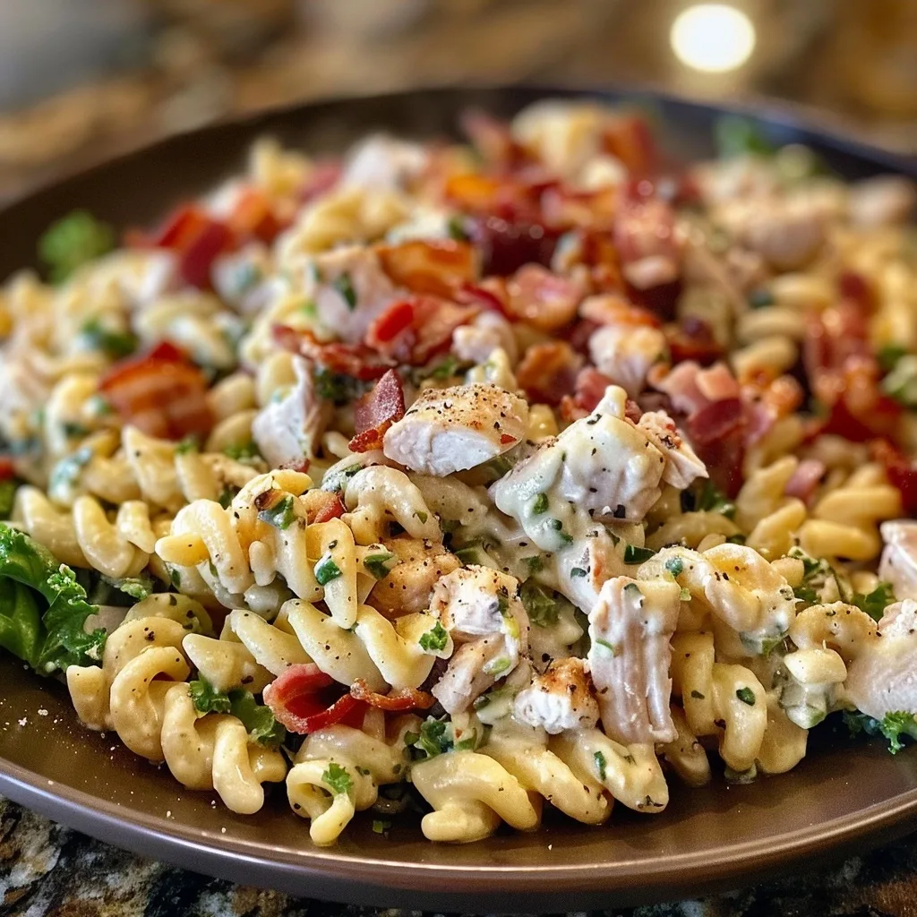 Chicken Bacon Ranch Pasta Salad: Deliciously Easy Comfort Food