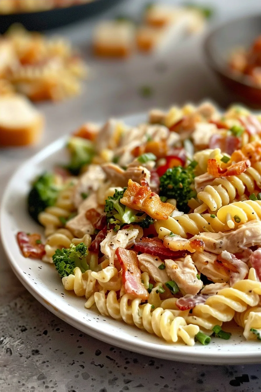 Chicken Bacon Ranch Pasta Salad: Deliciously Easy Comfort Food 1 image 1783704453481