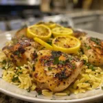Greek Lemon Chicken and Orzo Dinner