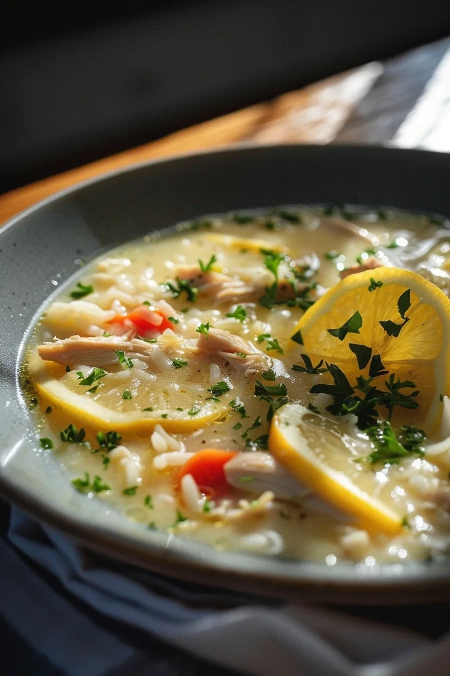 Healthy Lemon Chicken Rice Soup Recipe 4 image 1783809689787