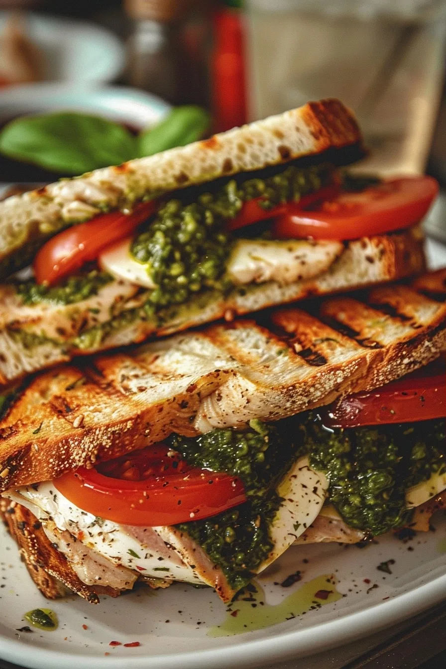 Chicken Pesto Caprese Sandwich 4 image 1783900658012