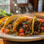 Easy Smash Burger Tacos