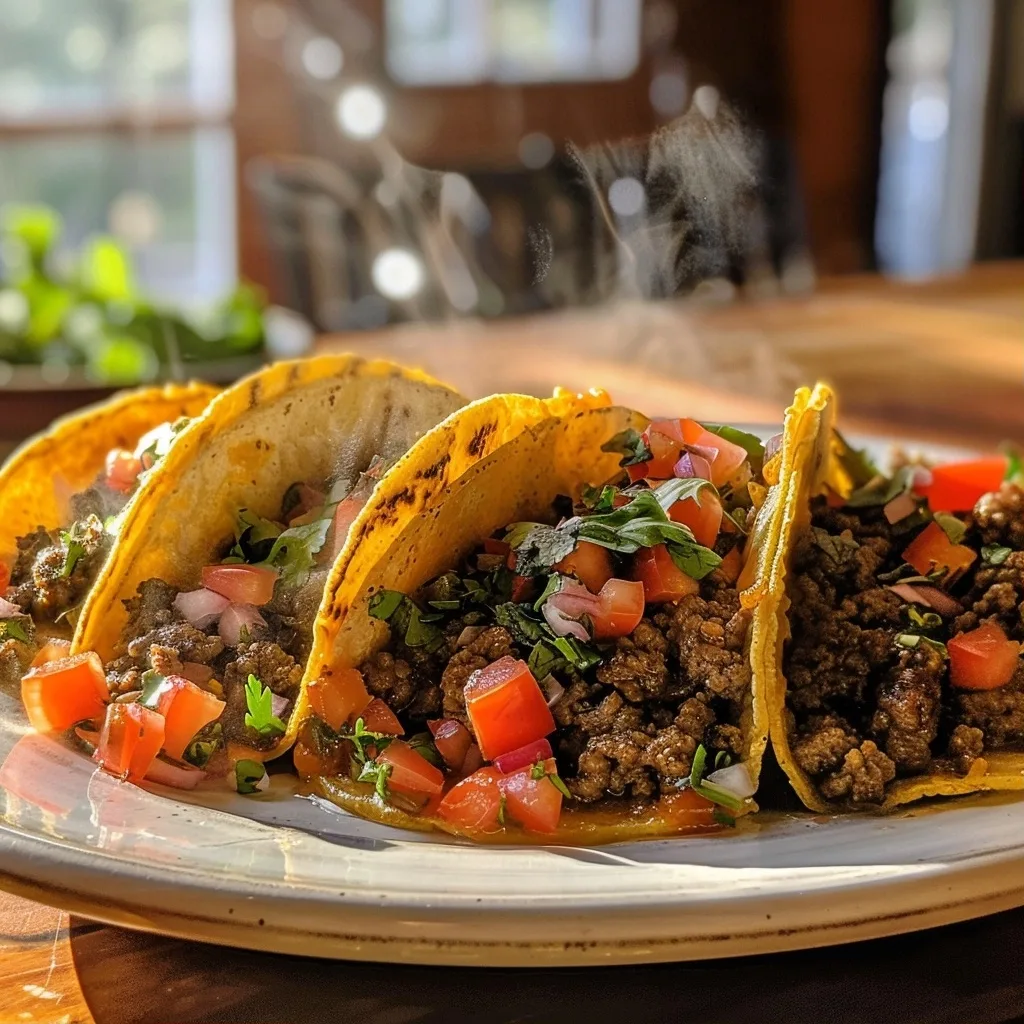 Easy Smash Burger Tacos