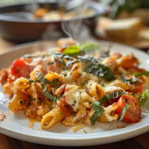 Easy Caprese Pasta Bake Recipe