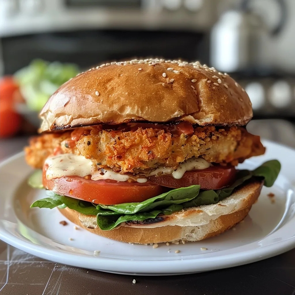 Crispy Chicken Caesar Sandwich