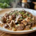Simple Hamburger Beef Stroganoff Recipe