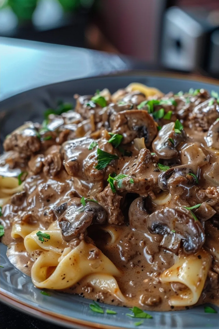 Simple Hamburger Beef Stroganoff Recipe 4 image 1783946842539