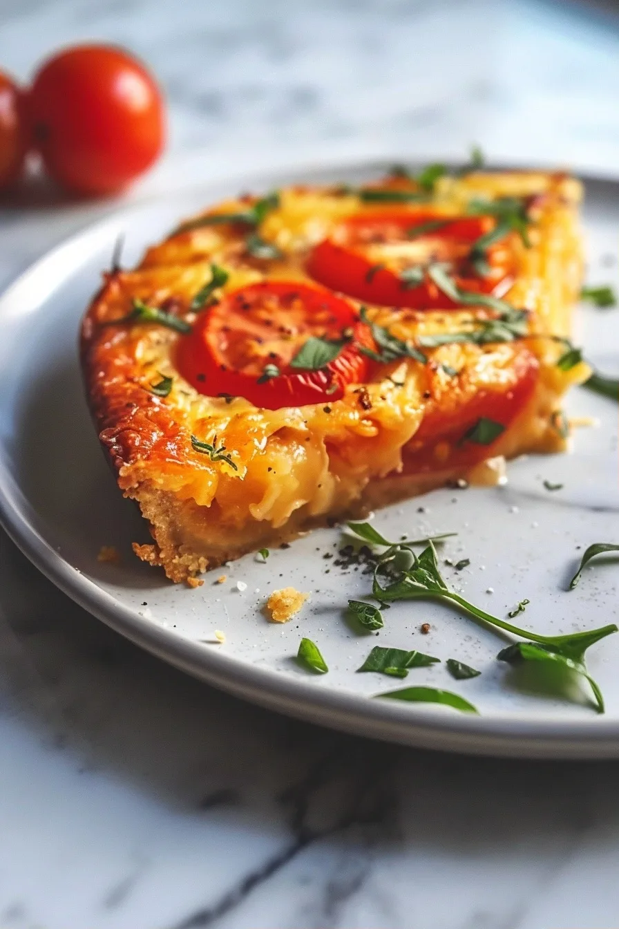 Easy Low-Carb Crustless Tomato Pie 4 image 1784122987488