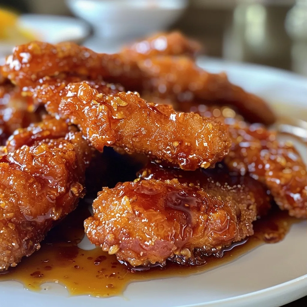 Crispy Hot Honey Chicken Tenders