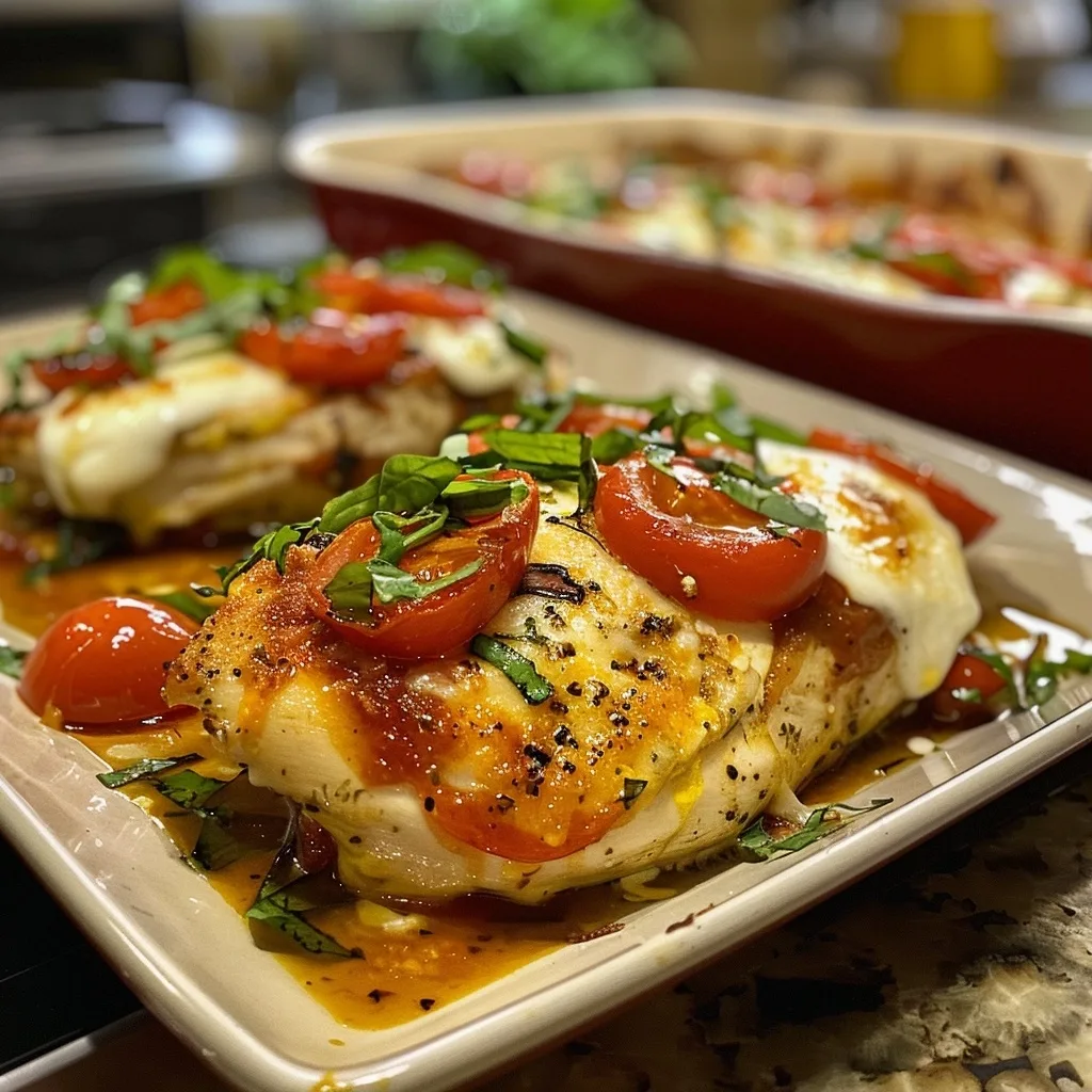 Baked Chicken Caprese Casserole Recipe