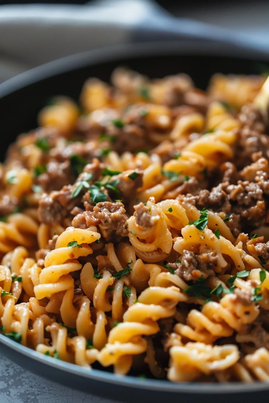 High-Protein Creamy Beef Pasta Skillet 4 image 1784135472961