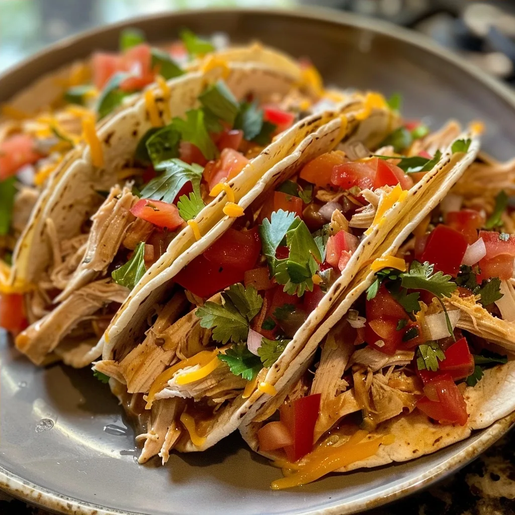 Healthy Shredded Chicken Tacos | 20-Minute Dinner | Quick