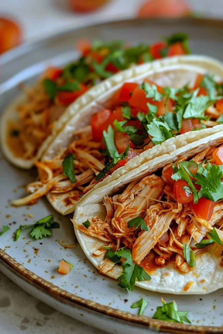 Healthy Shredded Chicken Tacos | 20-Minute Dinner | Quick 4 image 1784290530497