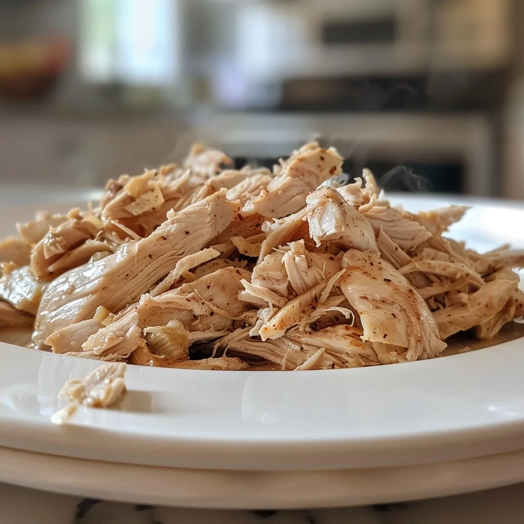 Creamy Garlic Shredded Chicken | 30-Minute Recipe | Comfort