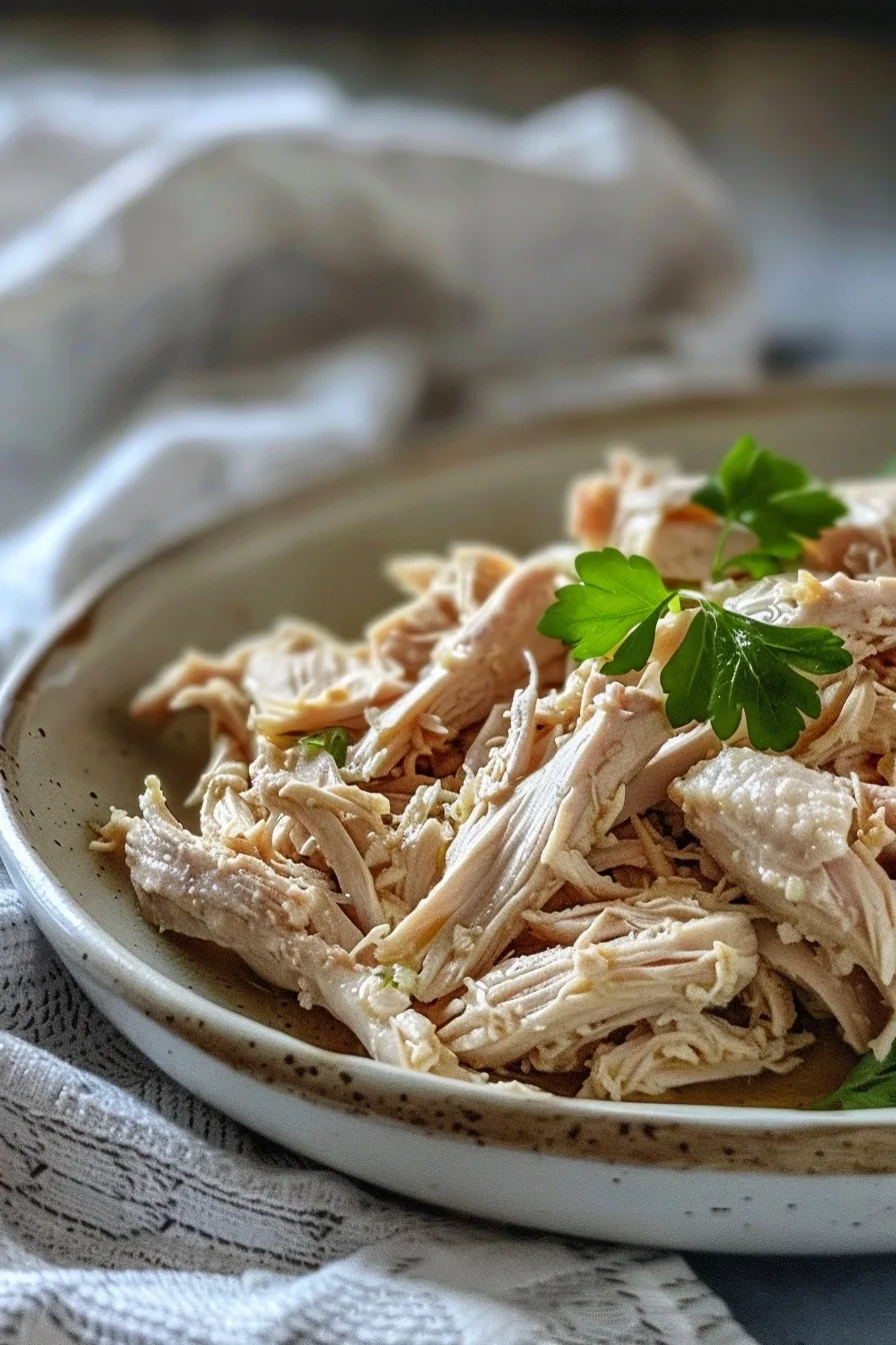 Creamy Garlic Shredded Chicken | 30-Minute Recipe | Comfort 4 image 1784290576507