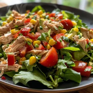 Home 4 Healthy Shredded Chicken Salad | August Lunch | 15-Min