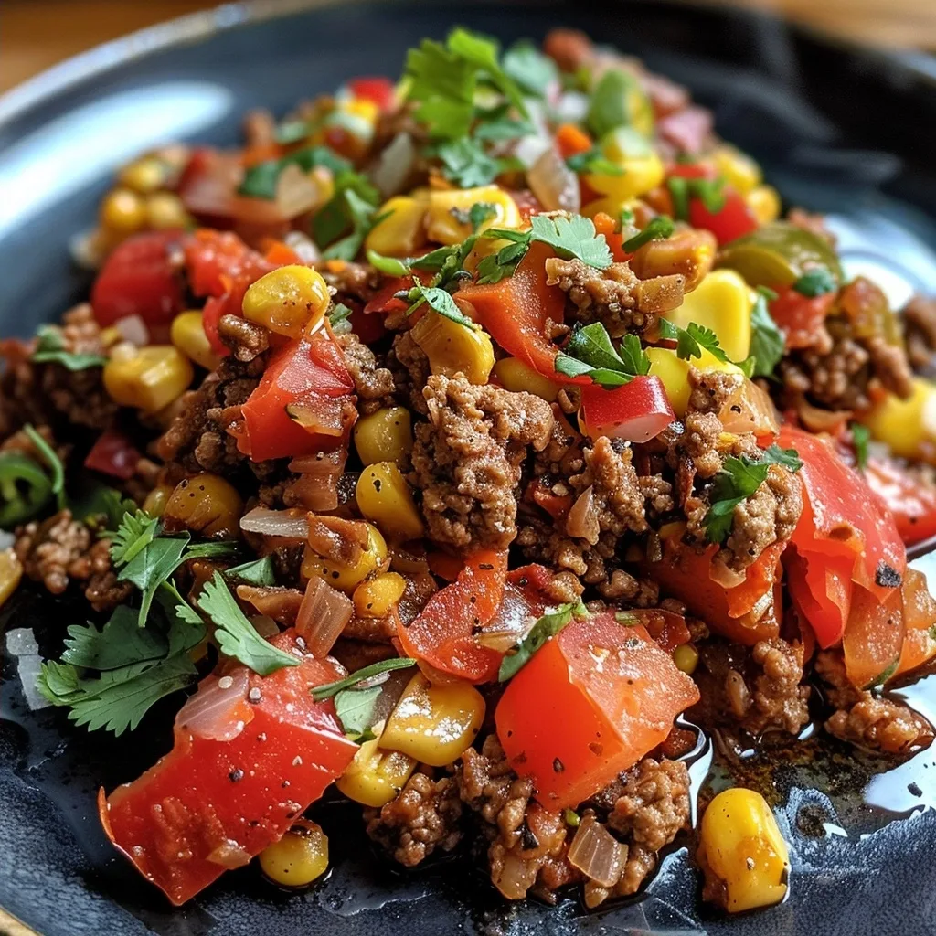 30-Min Ground Beef Taco Skillet | Healthy Budget Meal | Fast