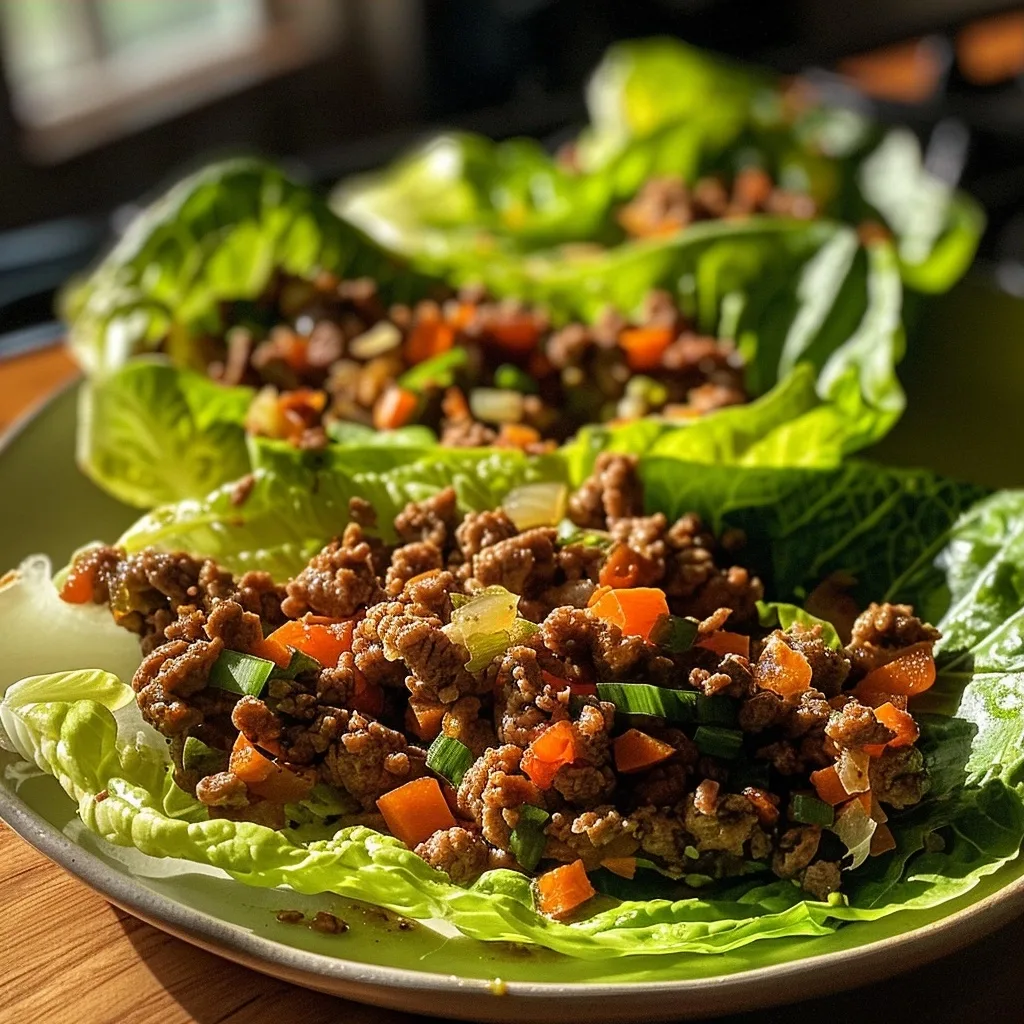 Healthy Ground Beef Lettuce Wraps | 15-Minute Dinner | Low-Carb