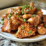 Crockpot Honey Garlic Chicken | Easy August Dinner | Healthy