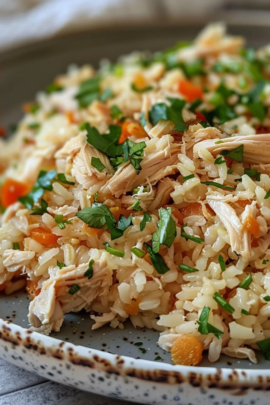 Shredded Chicken & Rice Skillet | Easy August Dinner | Quick 4 image 1784473438583