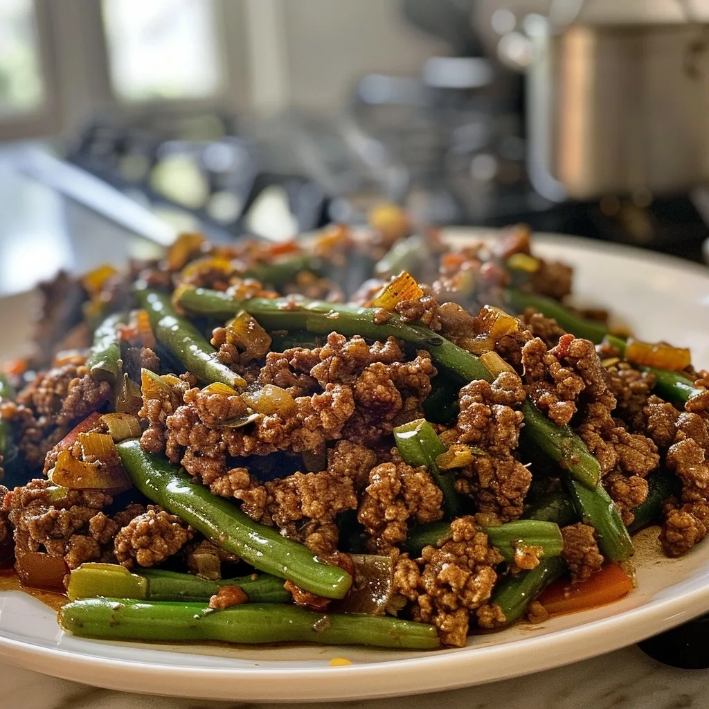 Ground Beef & Green Bean Skillet | 30-Minute Meal | Healthy