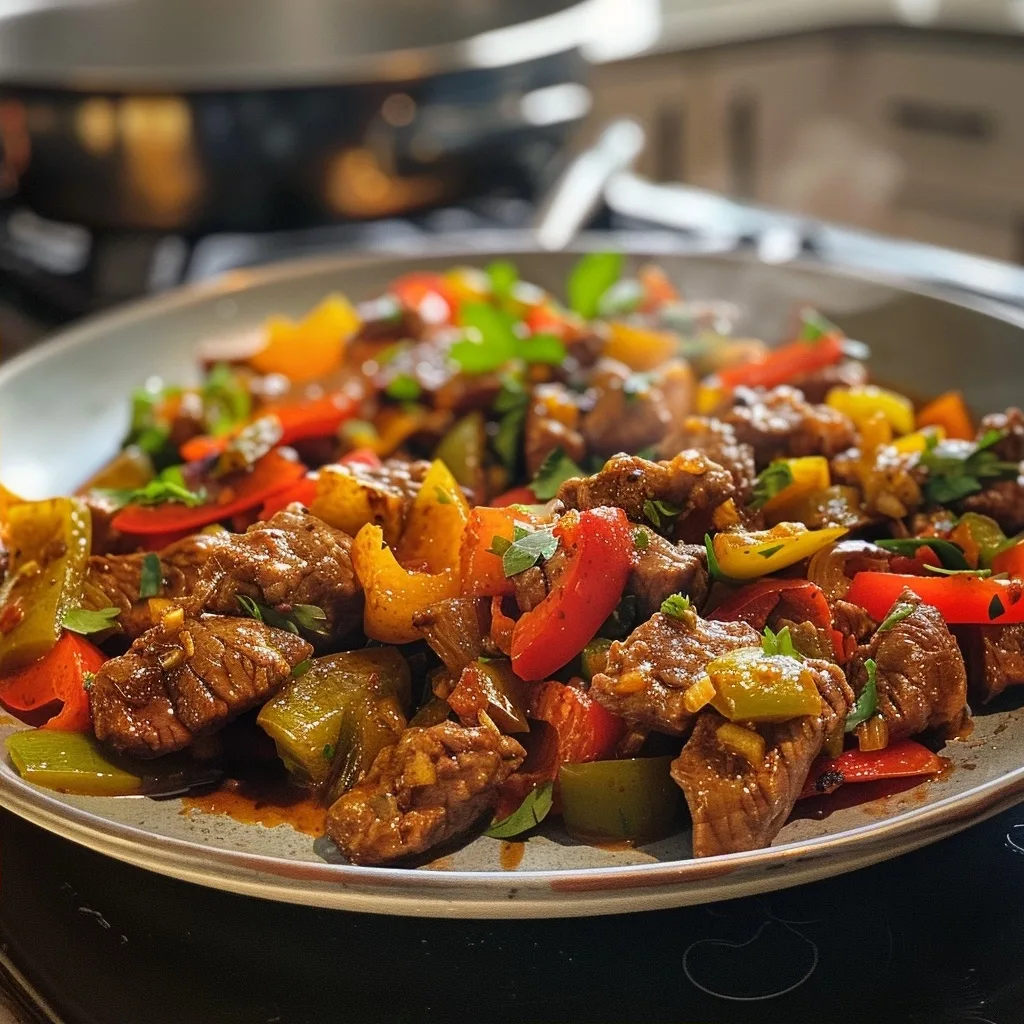 Healthy Beef & Bell Pepper Skillet | 20-Minute Dinner | Quick
