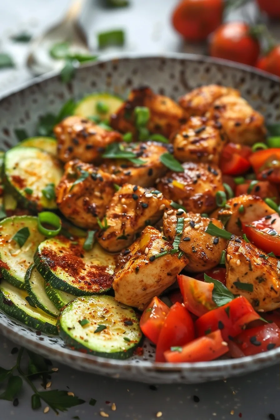 30-Min Chicken & Zucchini Skillet | August Healthy Dinner 4 image 1784553900403