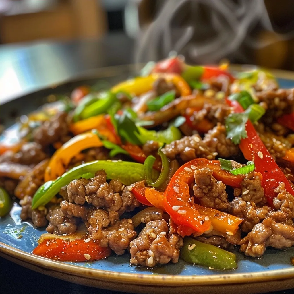 30-Min Ground Beef & Pepper Stir Fry | Fast Healthy Dinner | Budget