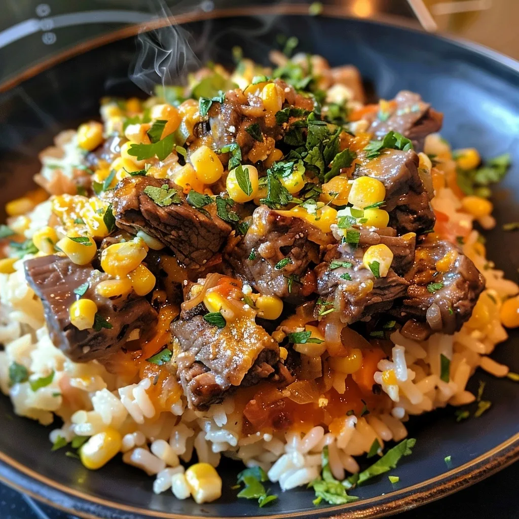 30-Min Cheesy Beef & Corn Skillet | August Family Meal | Easy
