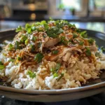 20-Minute Honey Mustard Shredded Chicken Rice Bowls
