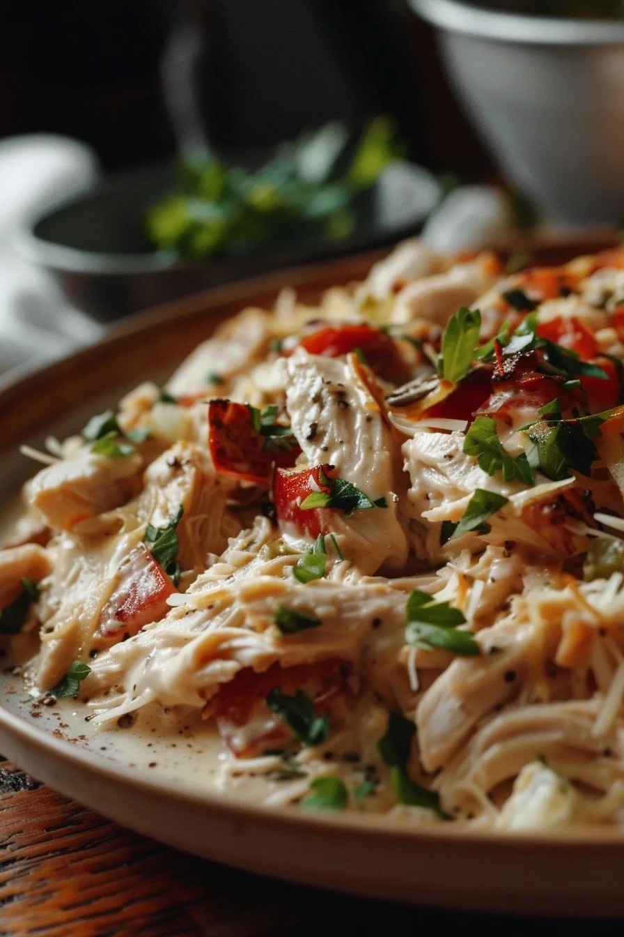 30-Minute Creamy Tuscan Shredded Chicken Skillet 4 image 1784735523464