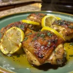 Sheet Pan Lemon Garlic Butter Chicken Thighs