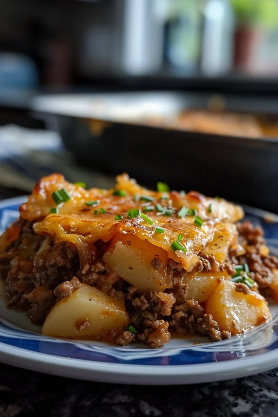 Hobo Casserole Ground Beef and Potatoes 4 image 1784828457573