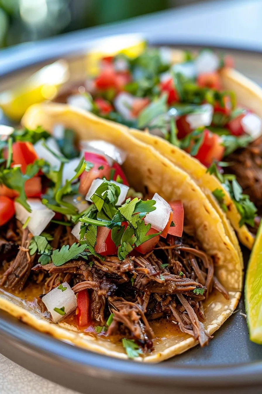 Easy Crockpot Shredded Beef Tacos 4 image 1785083811208